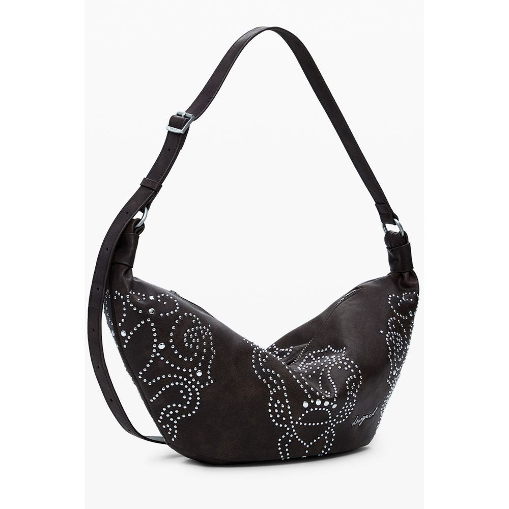 Damenhandtasche aus braunem Polyethylen