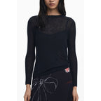 Black Polyester Women's Dress