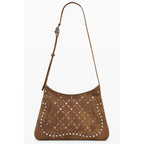 Brown Polyurethane Women's Backpack