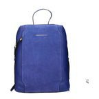 Zaino in pelle blu