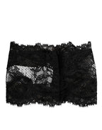 Black Lace Neck Scarf