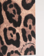 Multicolor Leopard Print Umschlag Papier Postkartenhalter