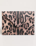 Multicolor Leopard Print Umschlag Papier Postkartenhalter