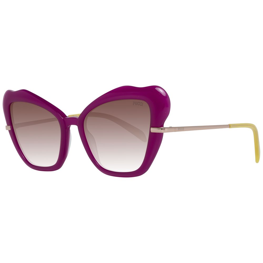 Lila Plastik-Sonnenbrille