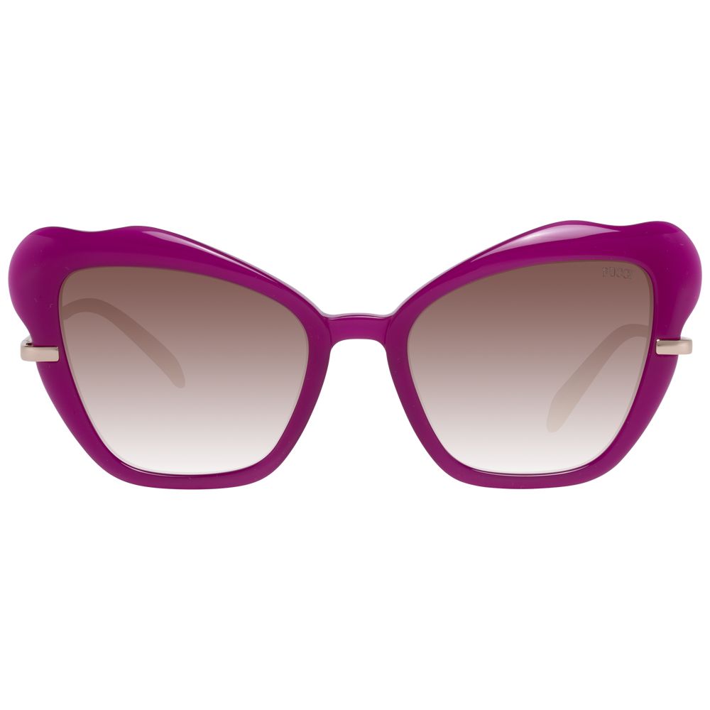 Lila Plastik-Sonnenbrille