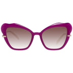 Lila Plastik-Sonnenbrille