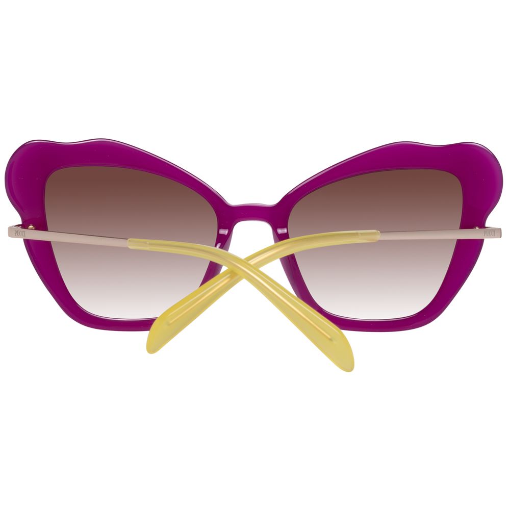 Lila Plastik-Sonnenbrille