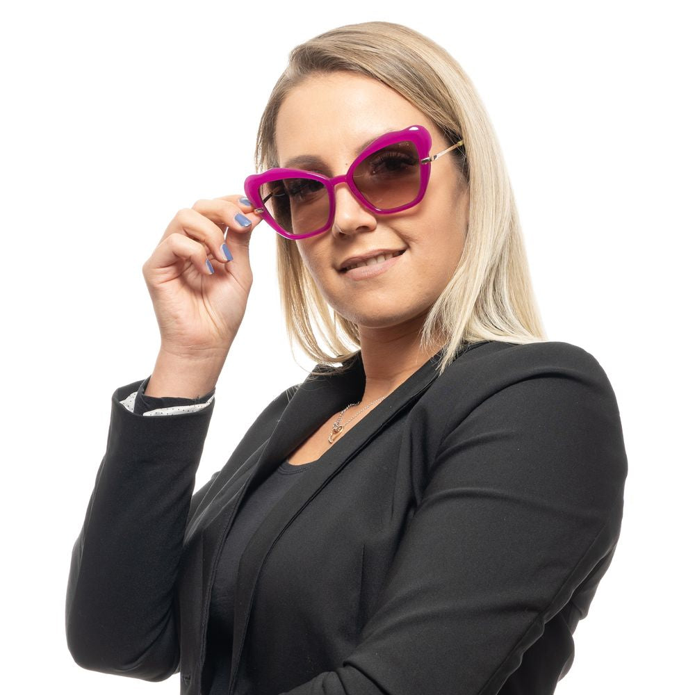 Lila Plastik-Sonnenbrille