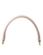 Strap Pink Leather Gold Tone Big Bag Handle Shoulder Strap