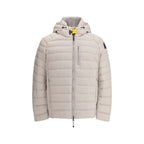 Beige Polyamide Full-Length Jacket