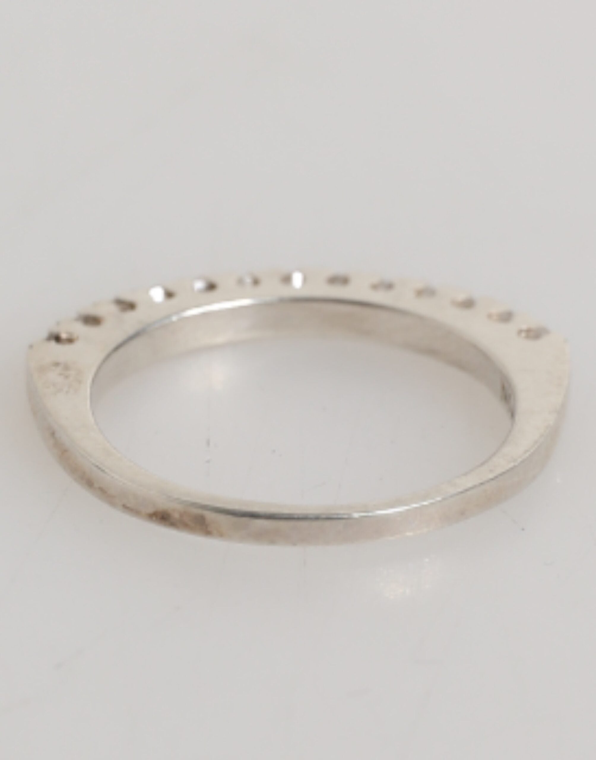Sterling Silber 925 Band Pave Zirkonia Eternity Ring