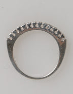 Sterling Silber 925 Band Pave Zirkonia Eternity Ring