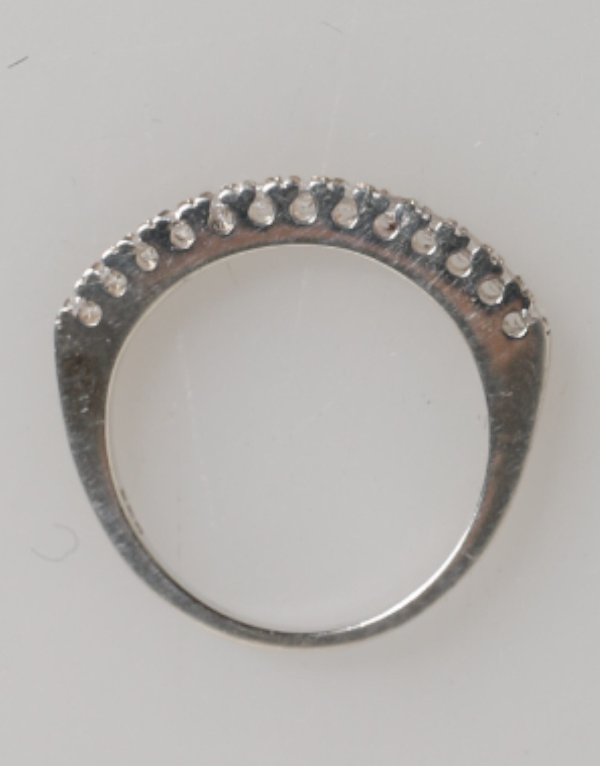 Sterling Silber 925 Band Pave Zirkonia Eternity Ring