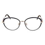 Blaue Metallbrille