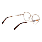 Blaue Metallbrille