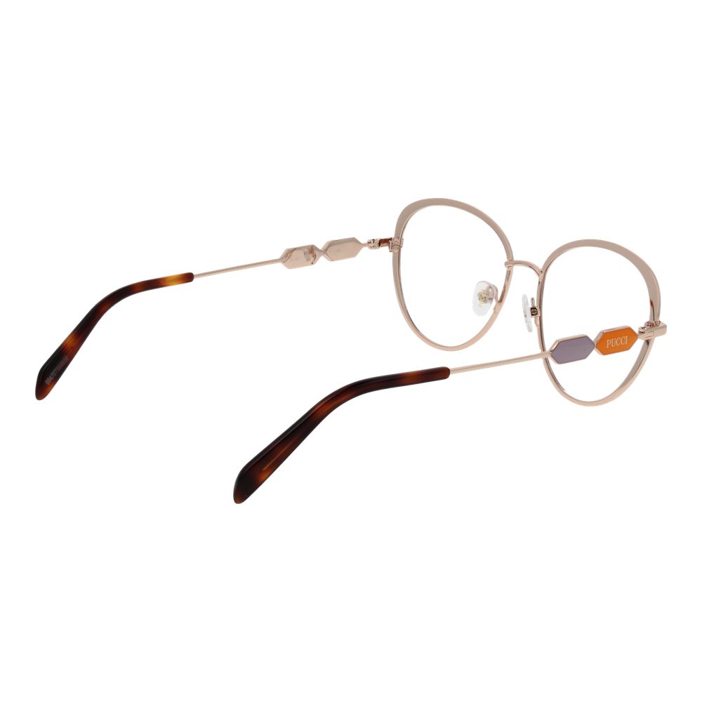 Blaue Metallbrille