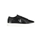 Sneakers da uomo in poliestere nero