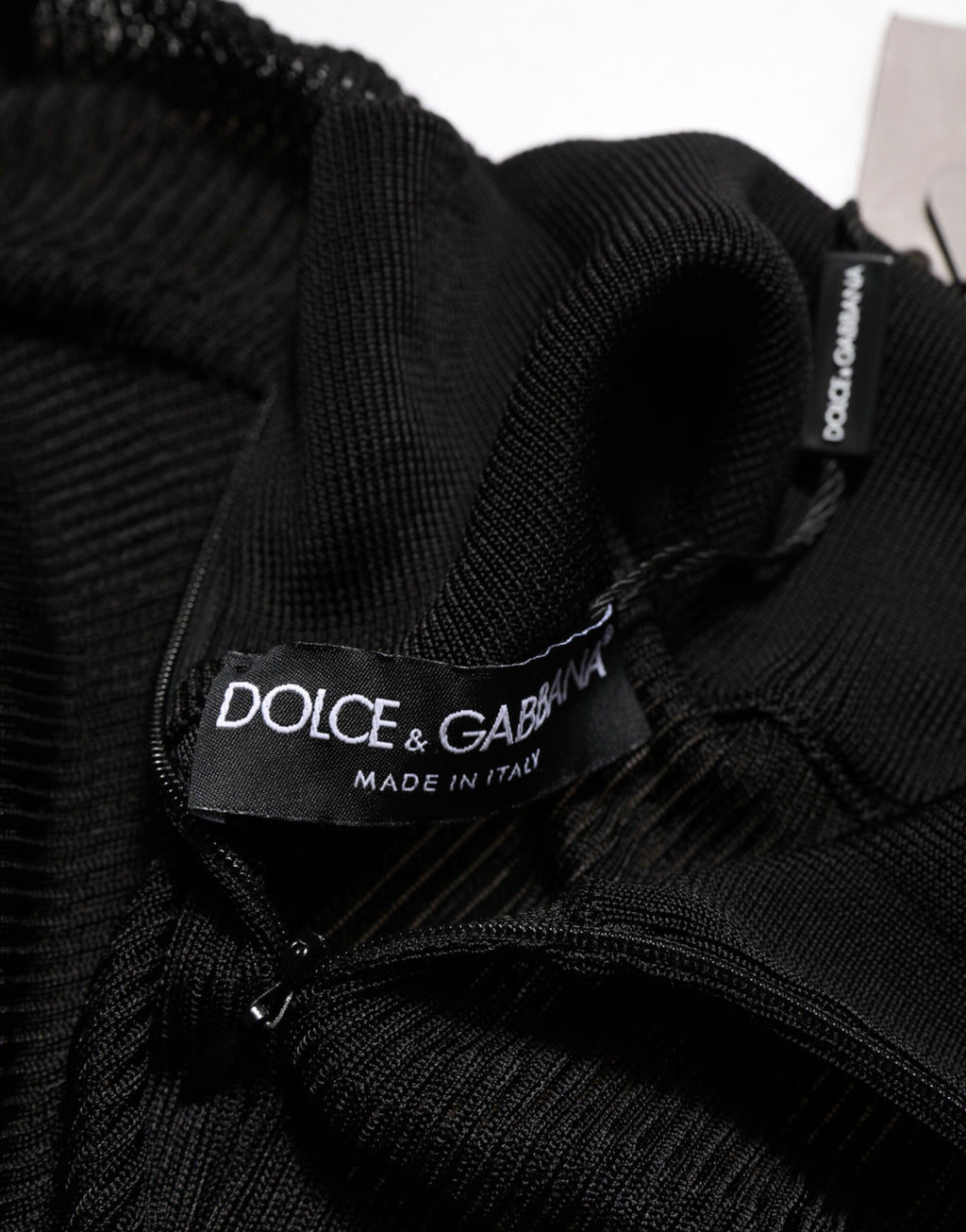 Schwarzer Rollkragenpullover aus Viskose