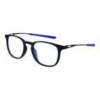 Blaue Titanbrille