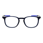 Blaue Titanbrille