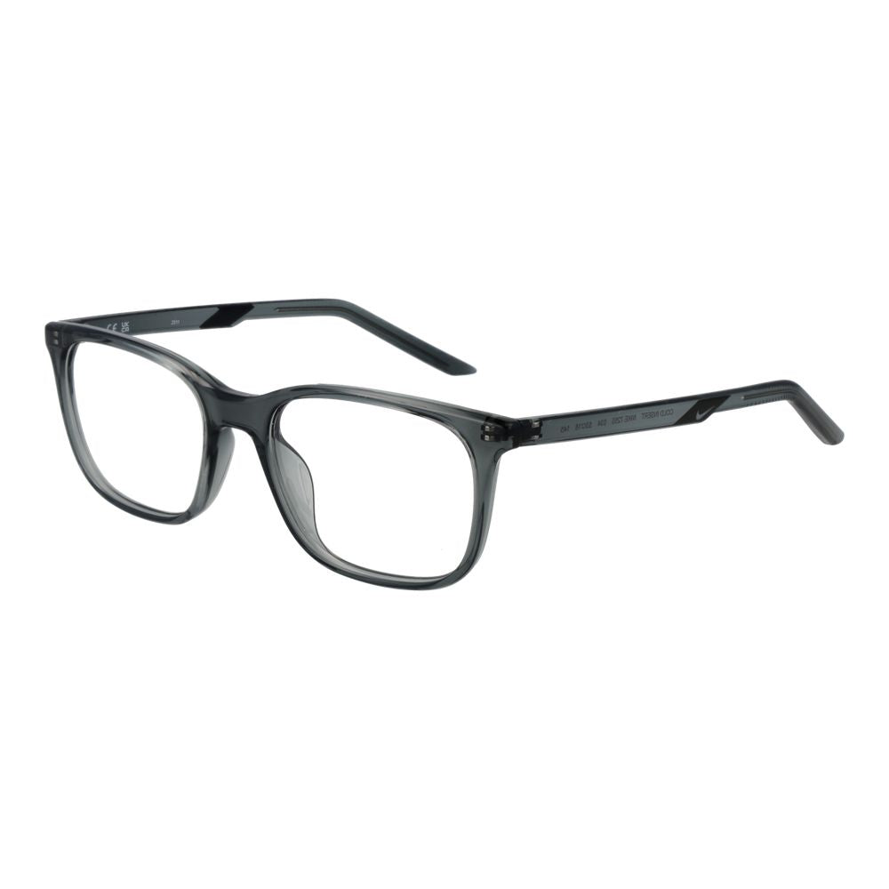 Brille (Gestell) aus grauem Edelstahl