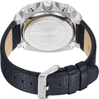 Blue Leather Dress Watch
