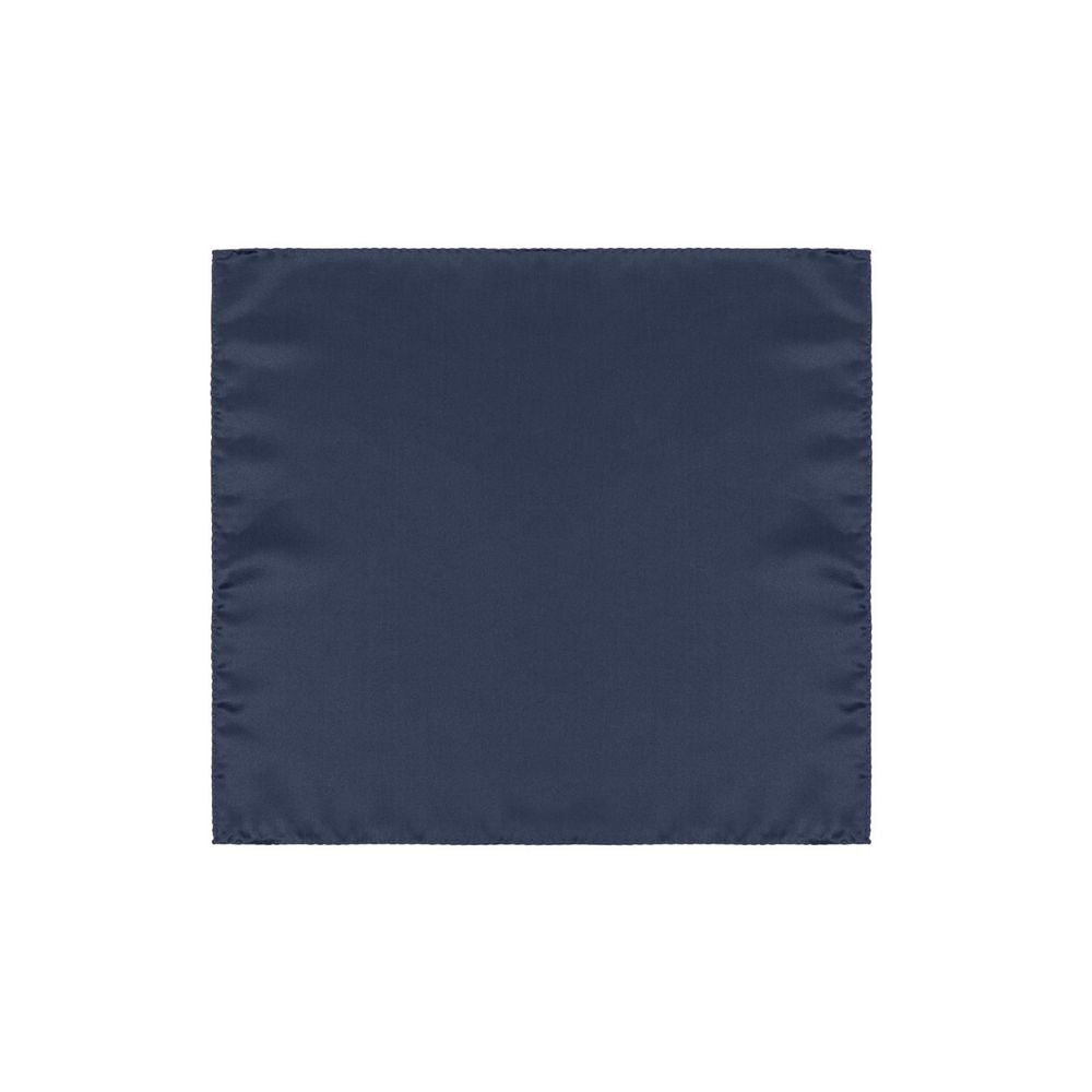 Fazzoletto da taschino in seta blu