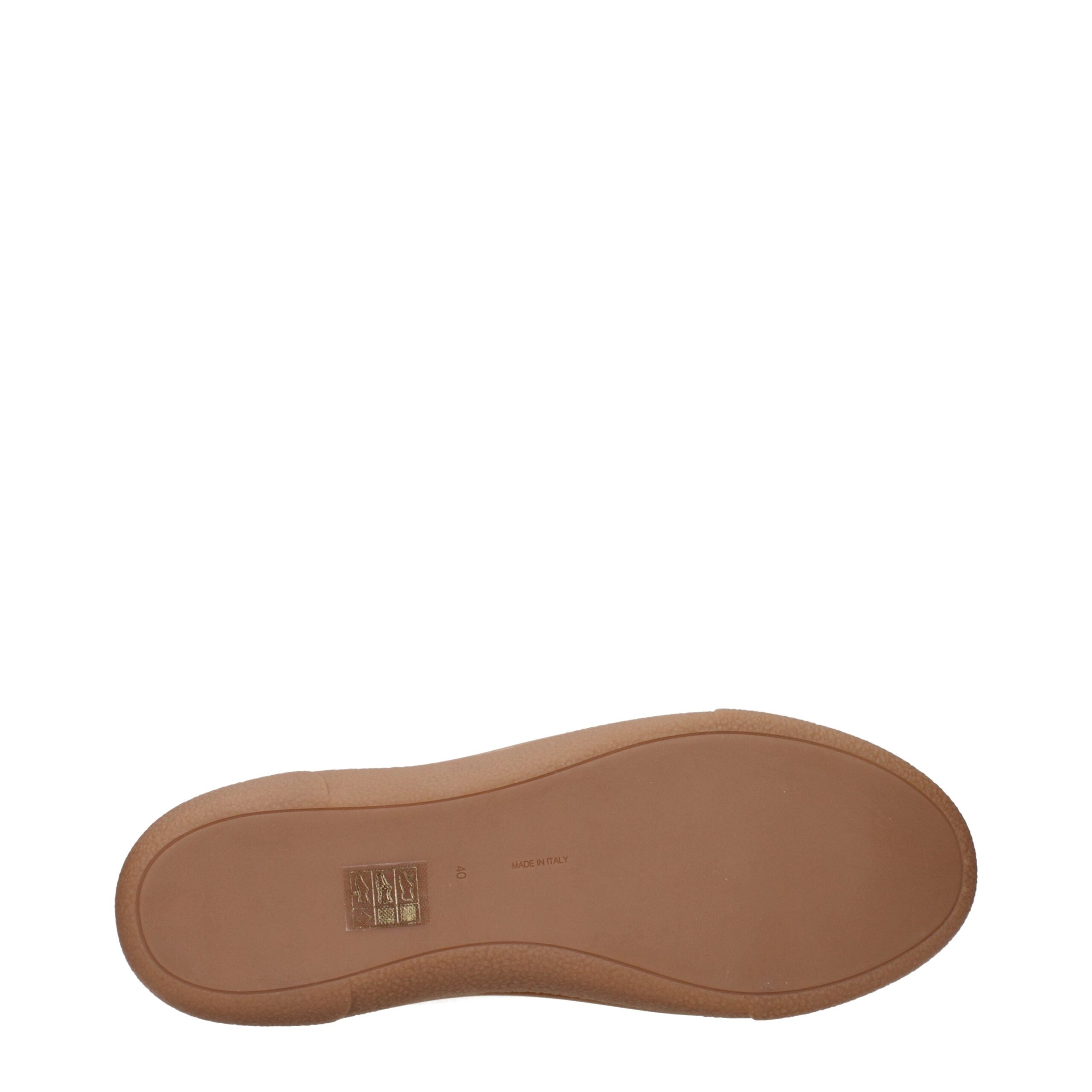 Beige Stoff-Sneaker