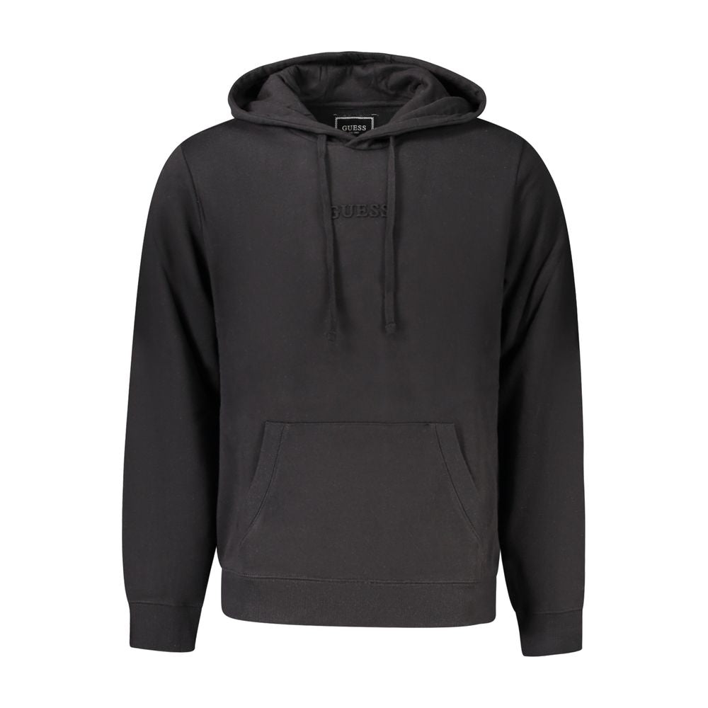 Kapuzenpullover für Herren aus Bio-Baumwolle, Schwarz