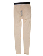 Beige Nylon-Logo-Leggingshose Unterwäsche