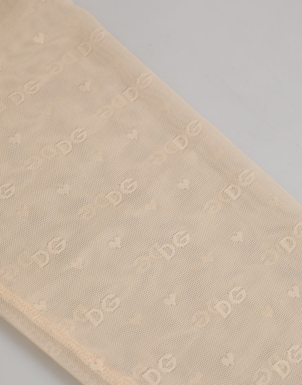 Beige Nylon-Logo-Leggingshose Unterwäsche