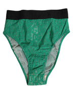 Green DG Logo Lace High Brief Panty Unterwäsche