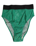 Green DG Logo Lace High Brief Panty Unterwäsche