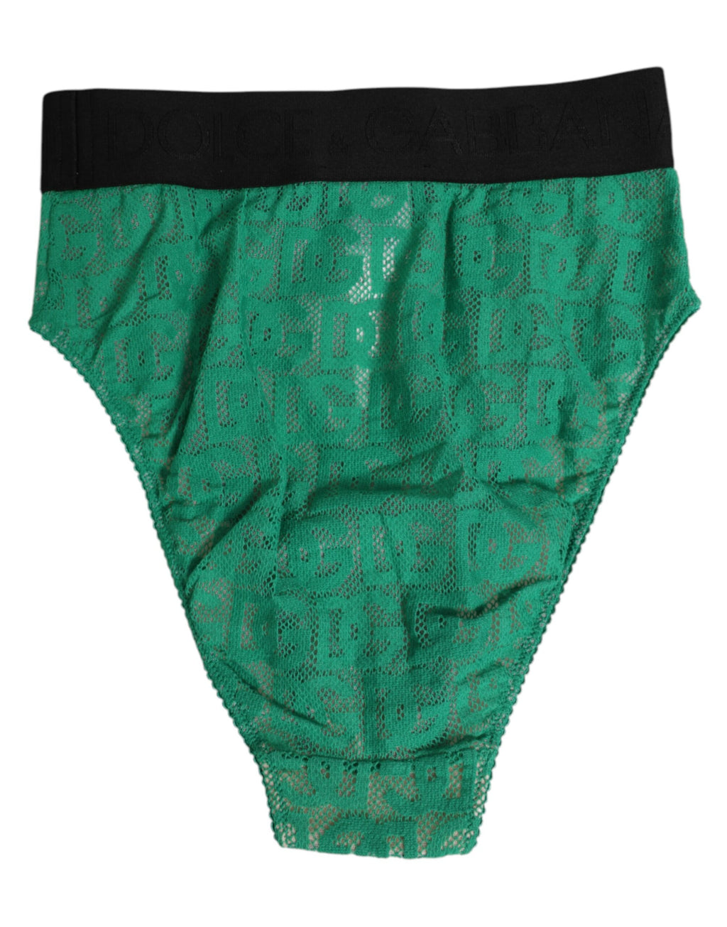 Green DG Logo Lace High Brief Panty Unterwäsche