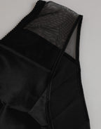 Black Silk Stretch High Waist Panty Underwear