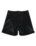 Black Silk Stretch Slip Cycling Women Underwear