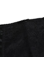 Black Silk Stretch Slip Cycling Women Underwear