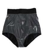 Gray Silk Stretch Slip Girdle Panty Underwear