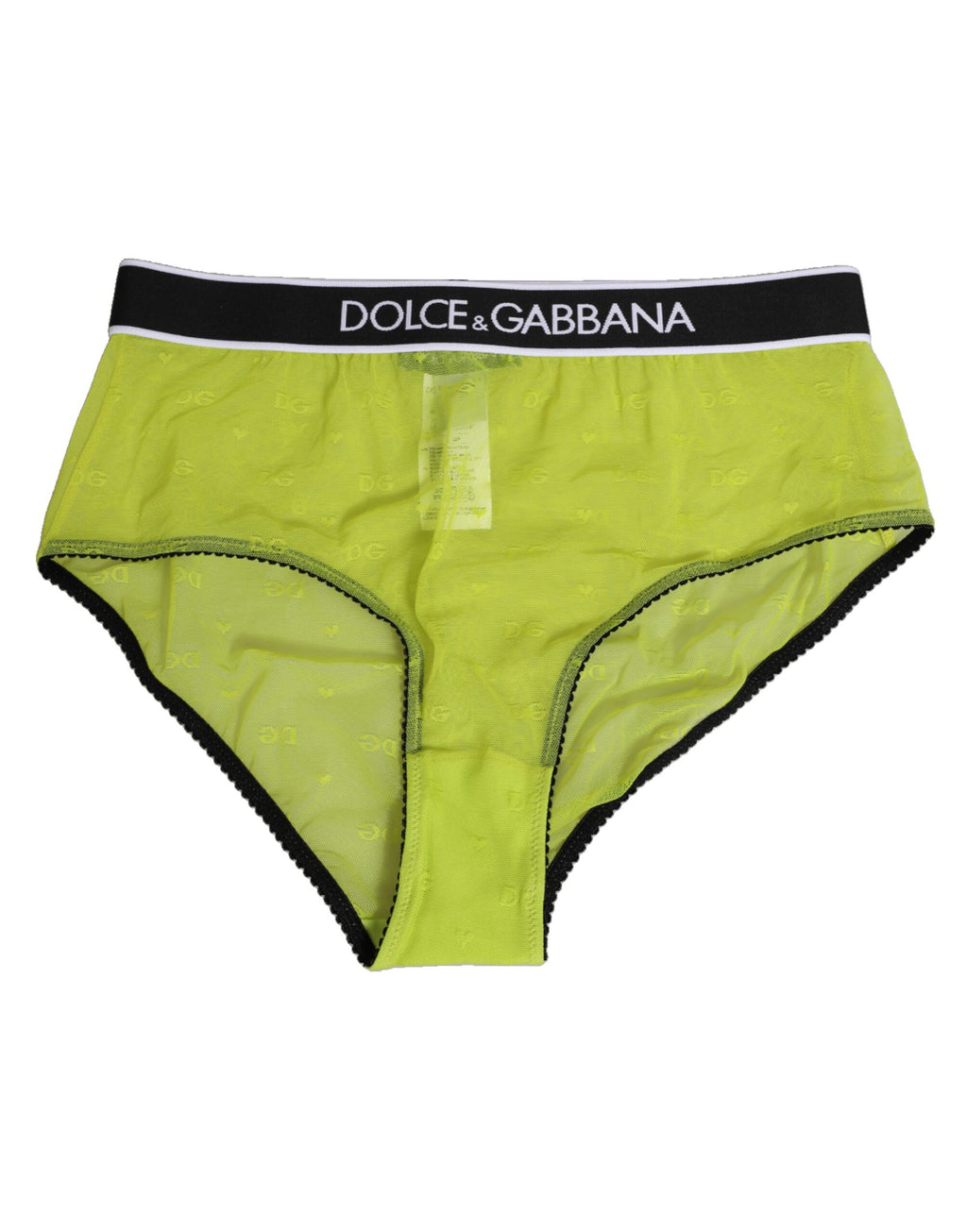 Grüner Nylon-Slip mit Logobund