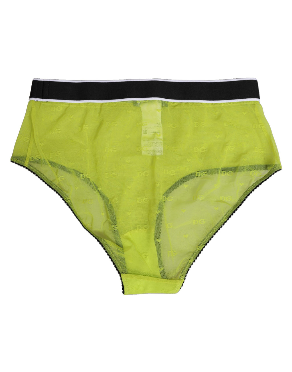 Grüner Nylon-Slip mit Logobund
