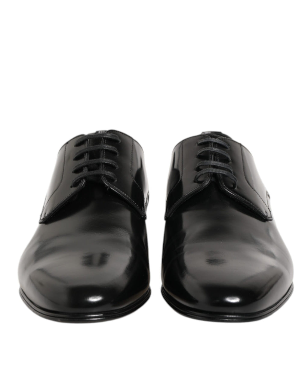 Scarpe Eleganti da Uomo Derby in Pelle di Vitello Nera