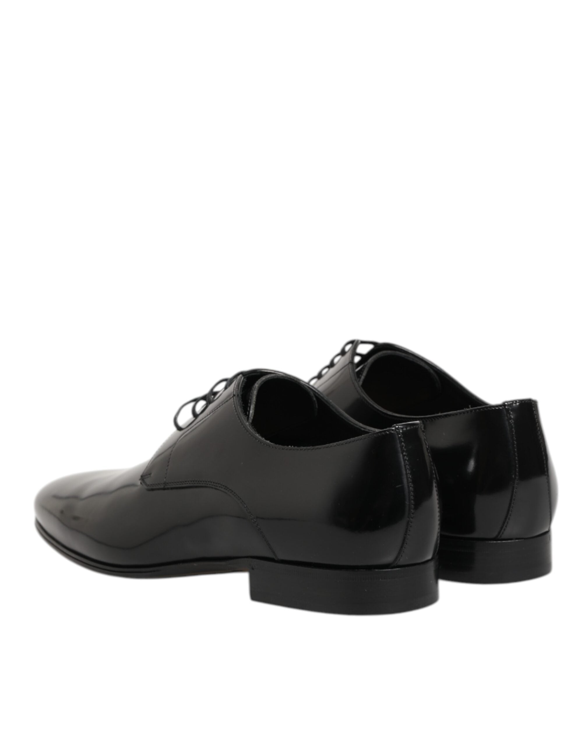 Scarpe Eleganti da Uomo Derby in Pelle di Vitello Nera
