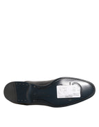 Scarpe Eleganti da Uomo Derby in Pelle di Vitello Nera