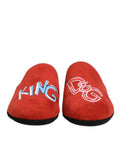 Rote Wildleder DG King Herren Hausschuhe