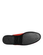 Rote Wildleder DG King Herren Hausschuhe