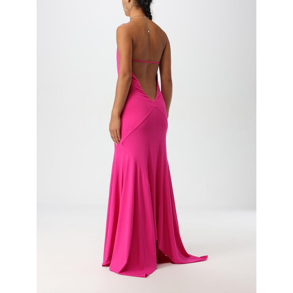 Fuchsia Jersey Cocktail Dress