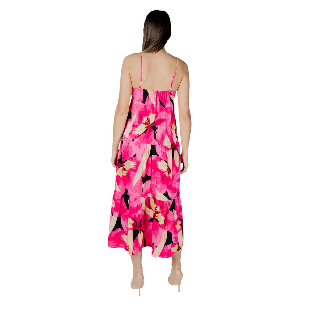 Multicolor Viscose Long Dress