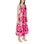 Multicolor Viscose Long Dress