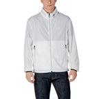 White Polyester Shell Jacket