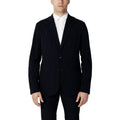 Blauer Blazer aus Baumwolle